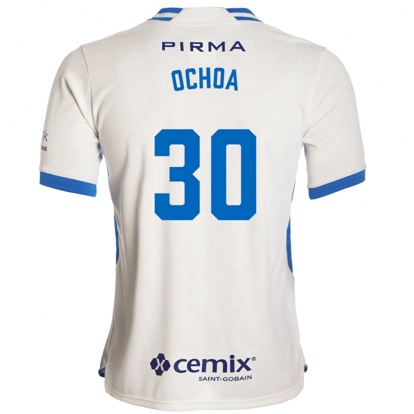 Danxen Heren Emmanuel Ochoa #30 Wit Blauw Rood Uitshirt Uittenue 2026/27 T-Shirt België