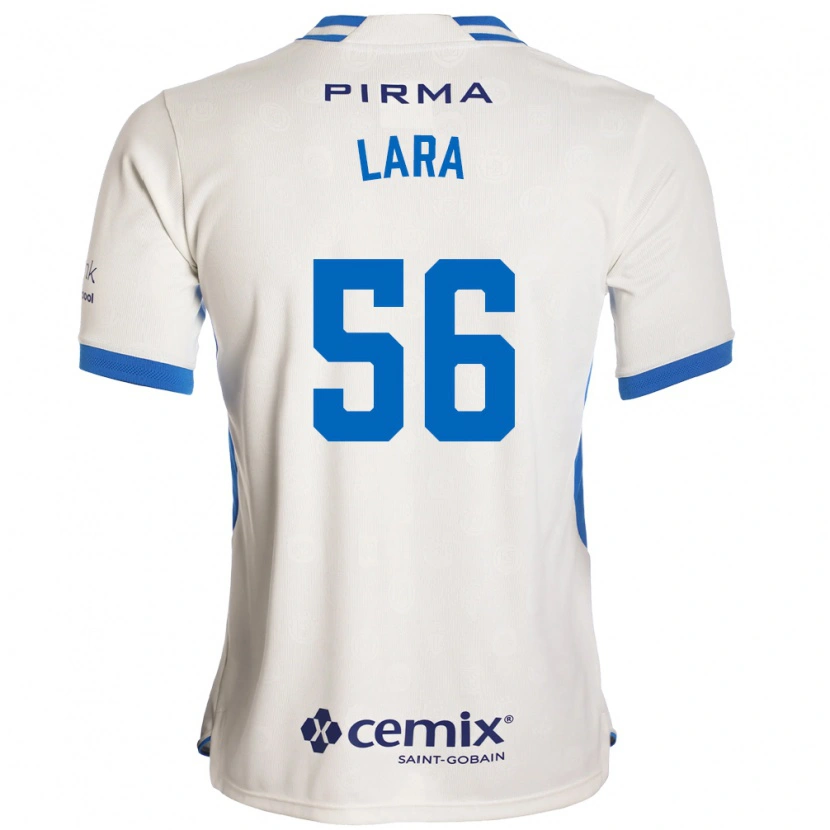Danxen Heren Jesús Lara #56 Wit Blauw Rood Uitshirt Uittenue 2026/27 T-Shirt België