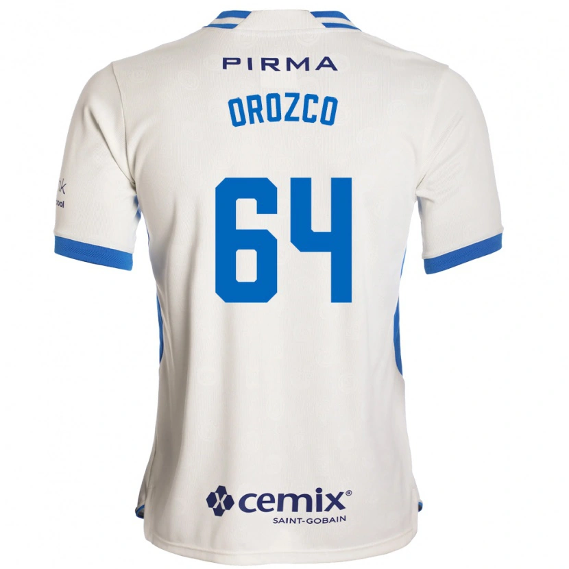 Danxen Heren Fabrizzio Orozco #64 Wit Blauw Rood Uitshirt Uittenue 2026/27 T-Shirt België