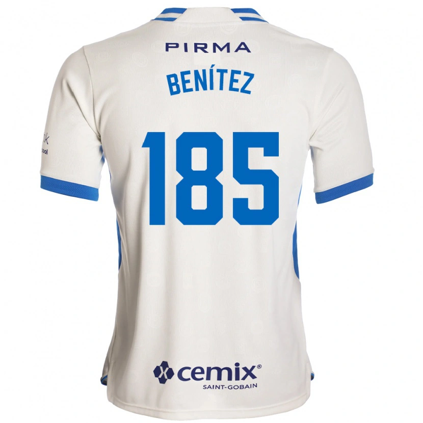 Danxen Heren Cristopher Benítez #185 Wit Blauw Rood Uitshirt Uittenue 2026/27 T-Shirt België