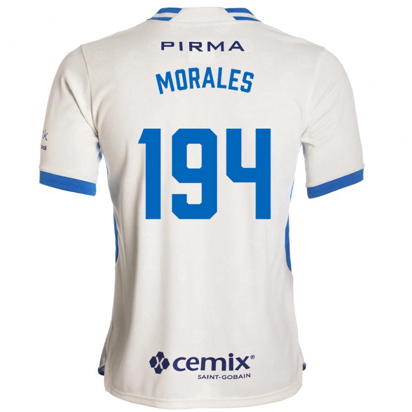 Danxen Heren Amaury Morales #194 Wit Blauw Rood Uitshirt Uittenue 2026/27 T-Shirt België