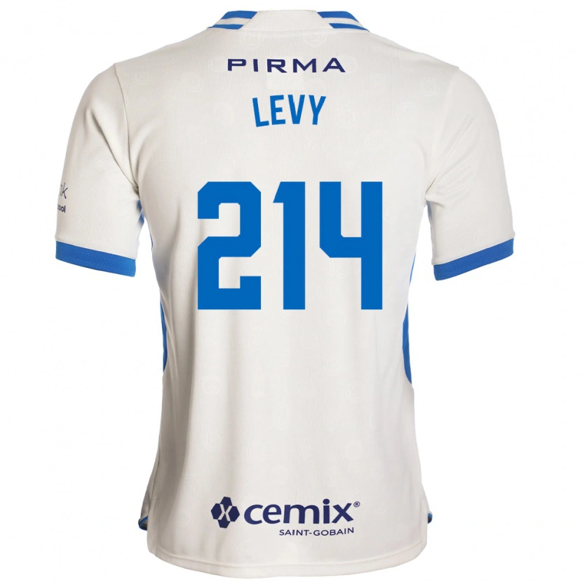 Danxen Heren Mateo Levy #214 Wit Blauw Rood Uitshirt Uittenue 2026/27 T-Shirt België