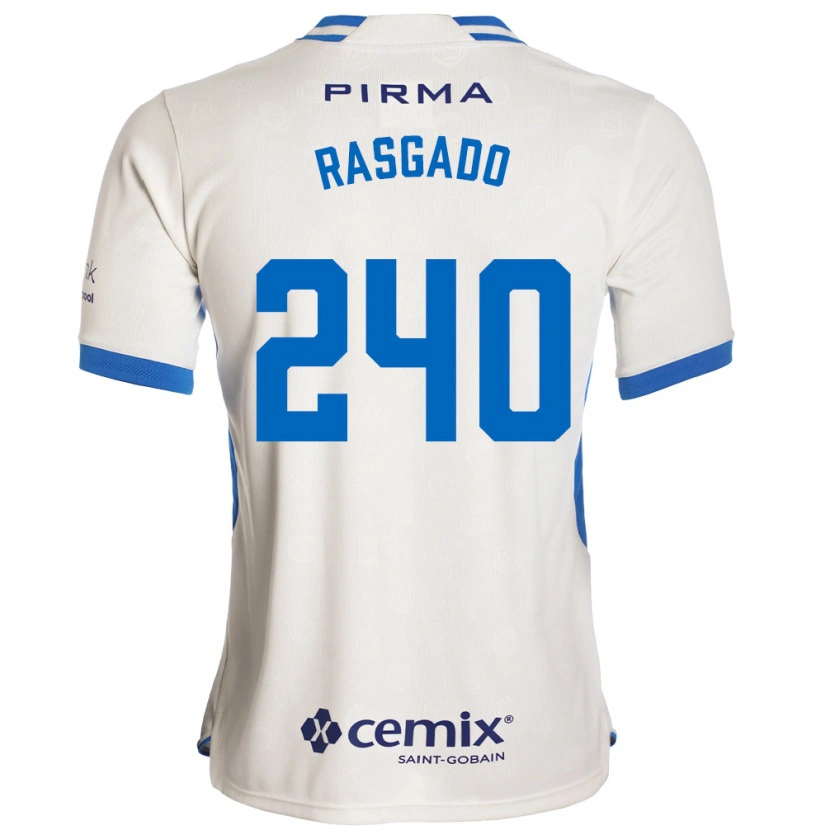 Danxen Heren Patricio Rasgado #240 Wit Blauw Rood Uitshirt Uittenue 2026/27 T-Shirt België