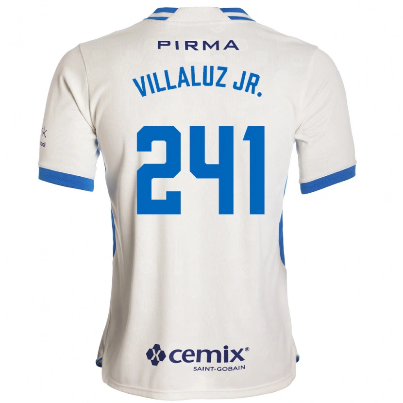 Danxen Heren César Villaluz Jr. #241 Wit Blauw Rood Uitshirt Uittenue 2026/27 T-Shirt België