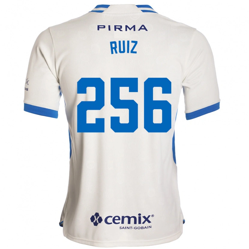 Danxen Heren Fernando Ruiz #256 Wit Blauw Rood Uitshirt Uittenue 2026/27 T-Shirt België
