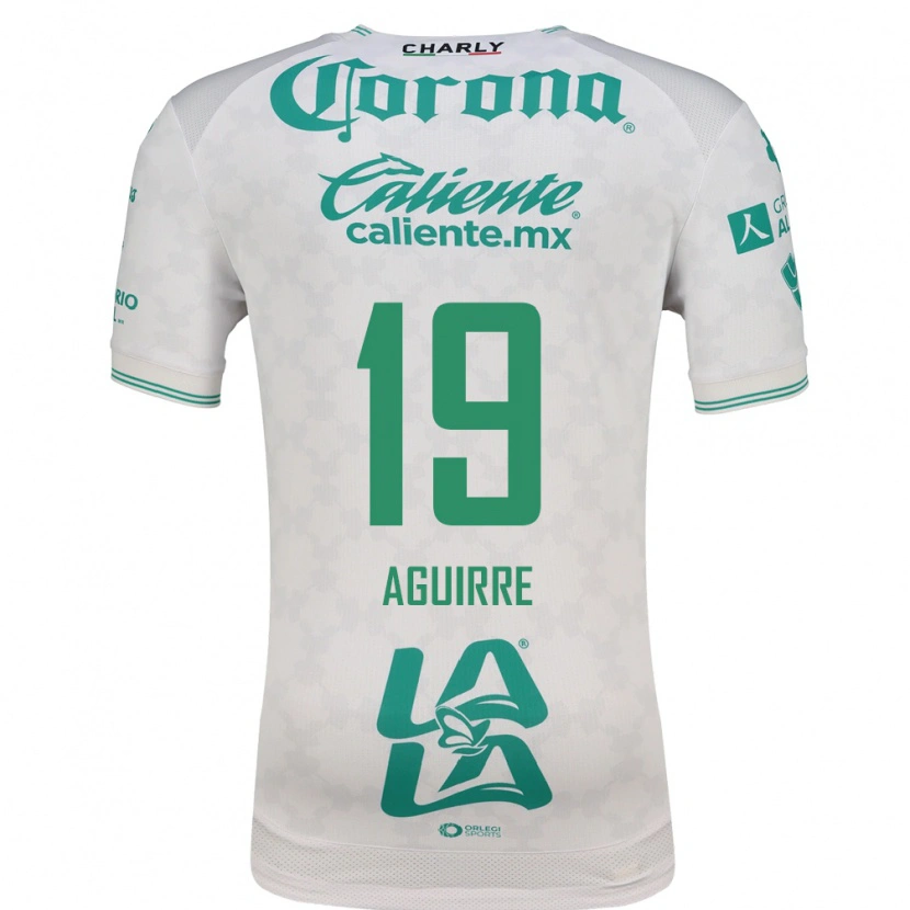 Danxen Heren Eduardo Aguirre #19 Lichtgroen Wit Uitshirt Uittenue 2026/27 T-Shirt België
