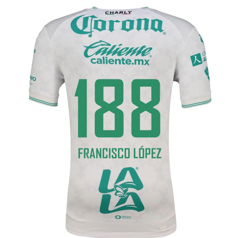 Danxen Heren Magnus Francisco López #188 Lichtgroen Wit Uitshirt Uittenue 2026/27 T-Shirt België