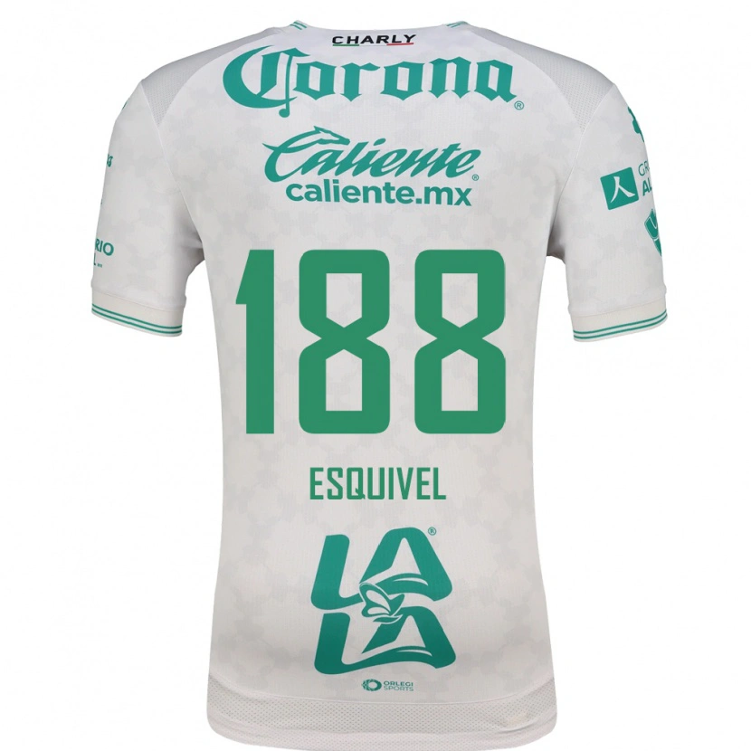 Danxen Heren Bruno Esquivel #188 Lichtgroen Wit Uitshirt Uittenue 2026/27 T-Shirt België