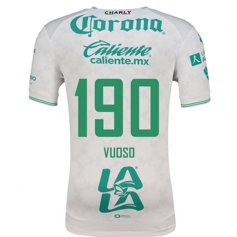 Danxen Heren Lucca Vuoso #190 Lichtgroen Wit Uitshirt Uittenue 2026/27 T-Shirt België
