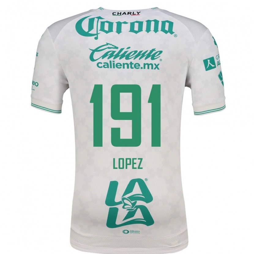 Danxen Heren Carlos López #191 Lichtgroen Wit Uitshirt Uittenue 2026/27 T-Shirt België