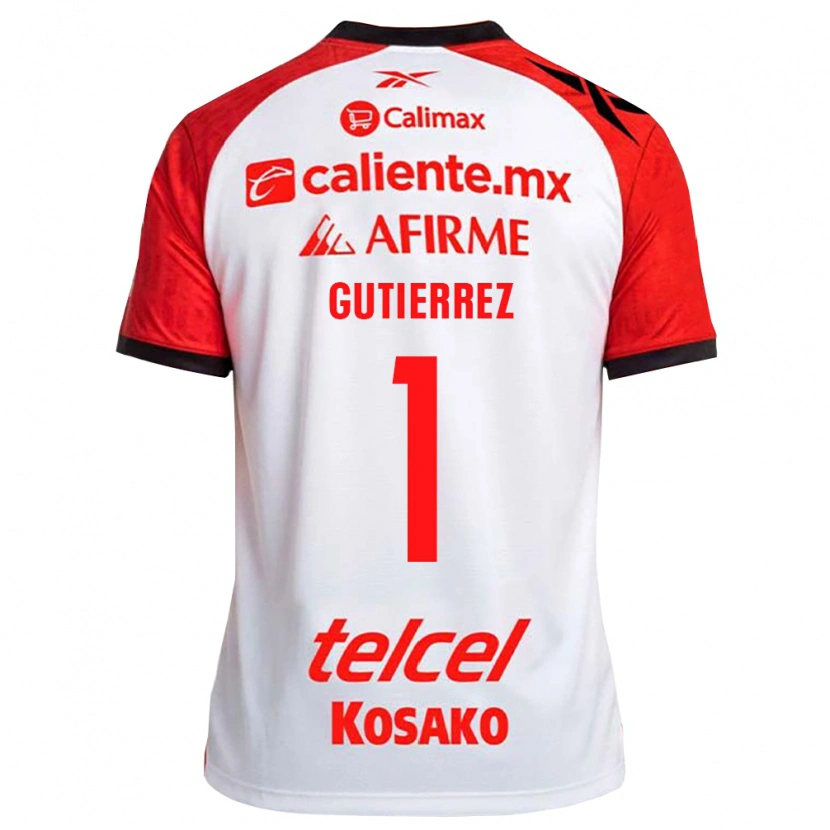 Danxen Heren Alejandra Gutierrez #1 Wit Zwart Rood Uitshirt Uittenue 2026/27 T-Shirt België