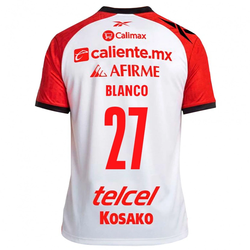 Danxen Heren Domingo Blanco #27 Wit Zwart Rood Uitshirt Uittenue 2026/27 T-Shirt België