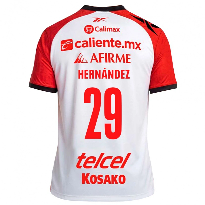 Danxen Heren Salim Hernández #29 Wit Zwart Rood Uitshirt Uittenue 2026/27 T-Shirt België
