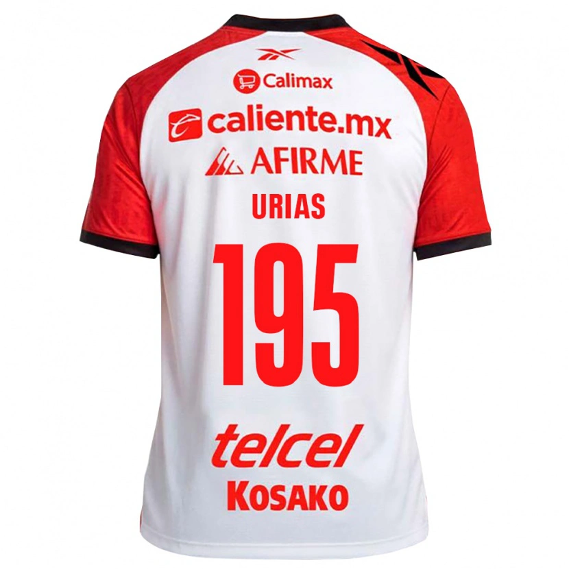Danxen Heren Héctor Urías #195 Wit Zwart Rood Uitshirt Uittenue 2026/27 T-Shirt België