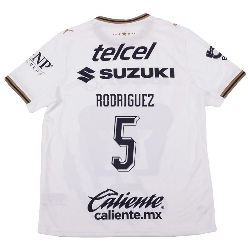 Danxen Heren Jeronimo Rodriguez #5 Wit Zwart Bruin Uitshirt Uittenue 2026/27 T-Shirt België