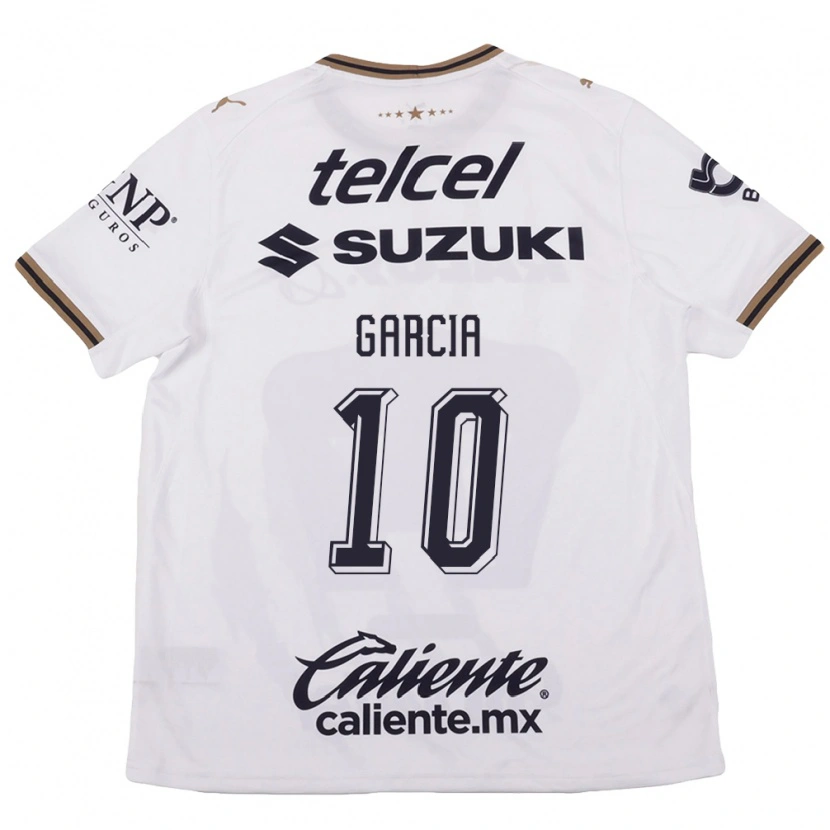 Danxen Heren Daniela Garcia #10 Wit Zwart Bruin Uitshirt Uittenue 2026/27 T-Shirt België