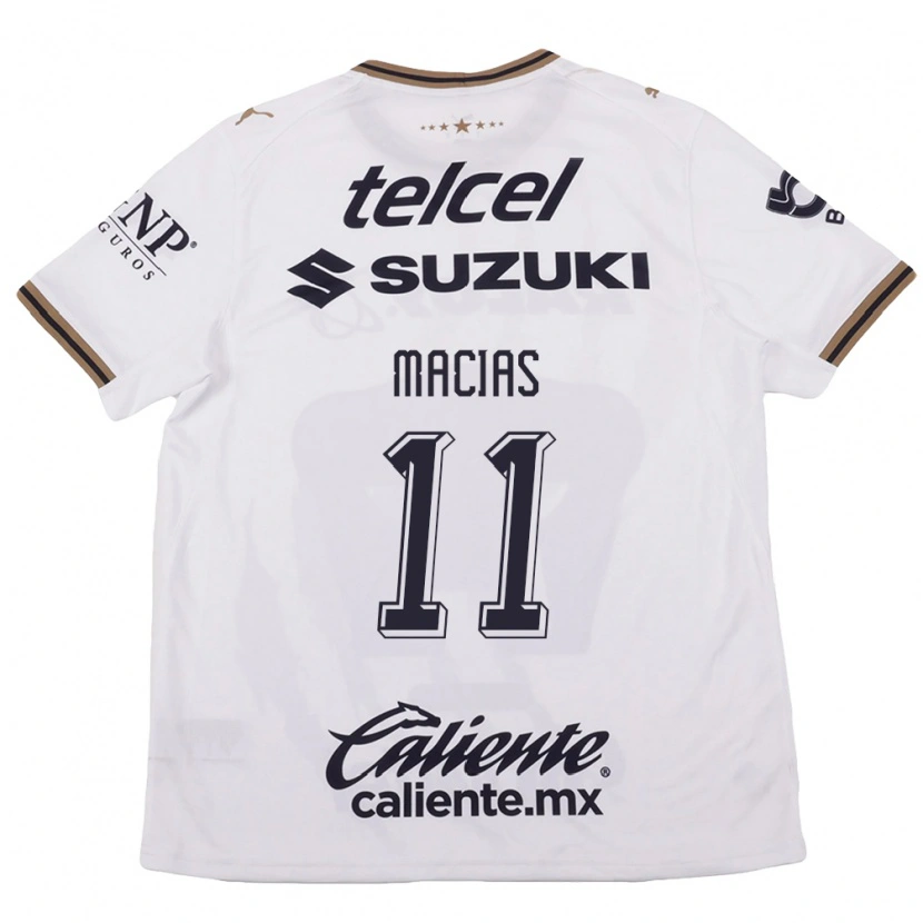 Danxen Heren José Juan Macías #11 Wit Zwart Bruin Uitshirt Uittenue 2026/27 T-Shirt België