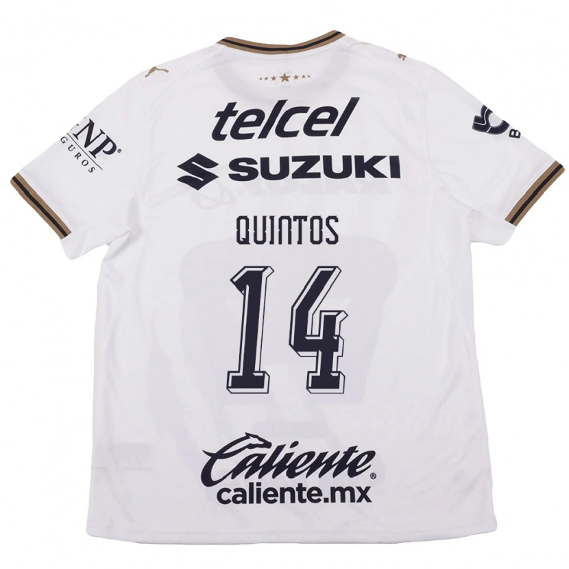 Danxen Heren Bibiana Quintos #14 Wit Zwart Bruin Uitshirt Uittenue 2026/27 T-Shirt België