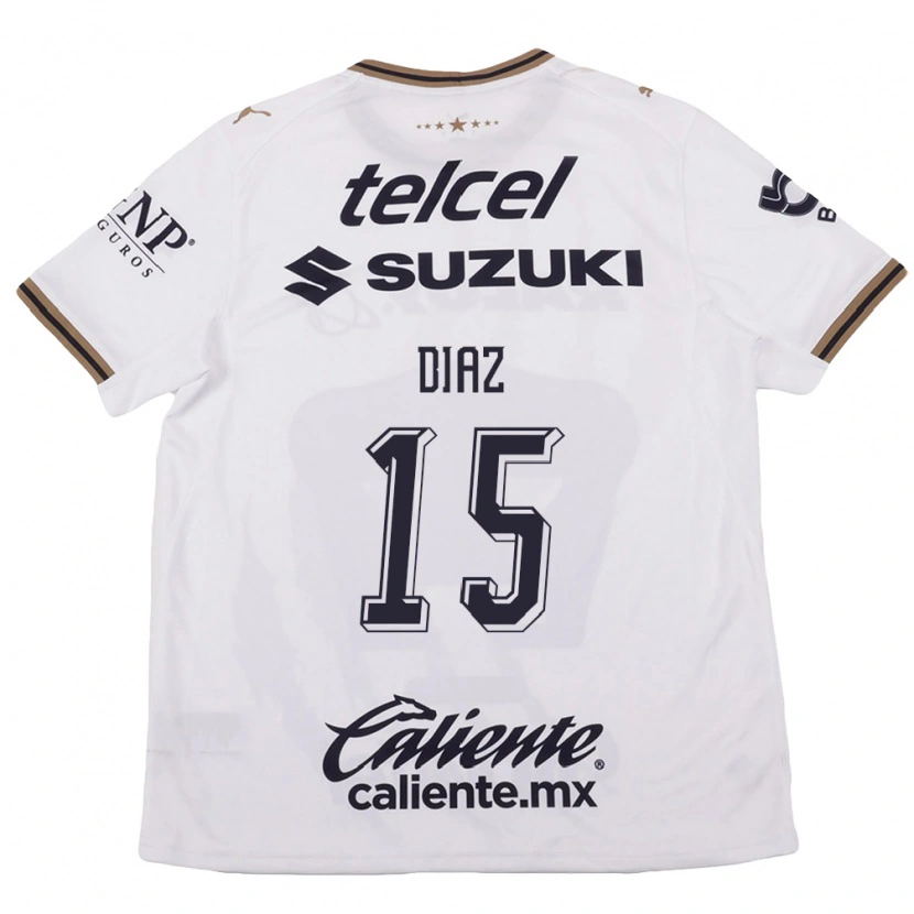 Danxen Heren Marylin Diaz #15 Wit Zwart Bruin Uitshirt Uittenue 2026/27 T-Shirt België