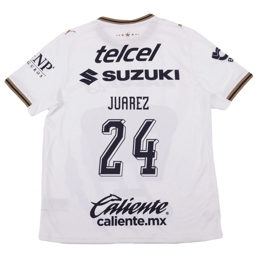 Danxen Heren Gabriela Juarez #24 Wit Zwart Bruin Uitshirt Uittenue 2026/27 T-Shirt België
