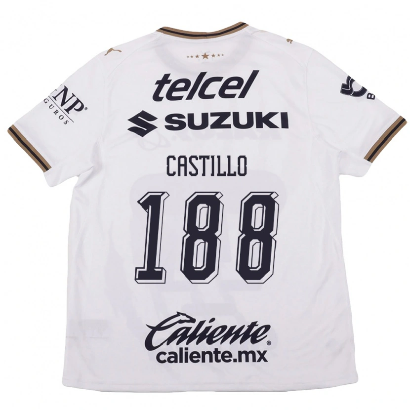 Danxen Heren Christian Castillo #188 Wit Zwart Bruin Uitshirt Uittenue 2026/27 T-Shirt België
