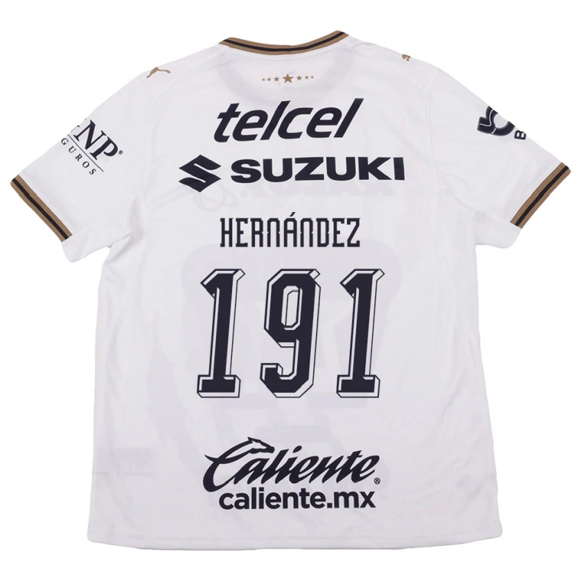 Danxen Heren Marco Hernández #191 Wit Zwart Bruin Uitshirt Uittenue 2026/27 T-Shirt België