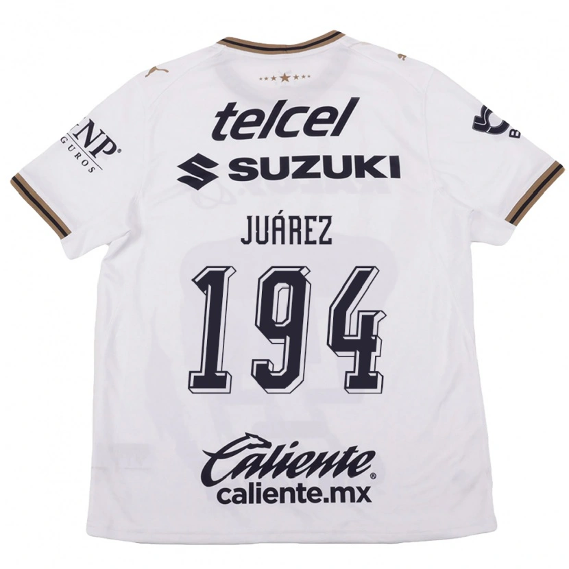 Danxen Heren Alejandro Juárez #194 Wit Zwart Bruin Uitshirt Uittenue 2026/27 T-Shirt België