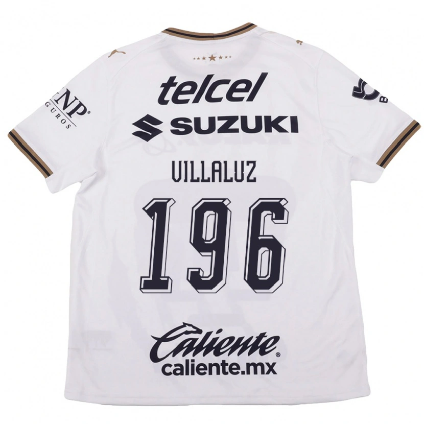 Danxen Heren Diego Villaluz #196 Wit Zwart Bruin Uitshirt Uittenue 2026/27 T-Shirt België