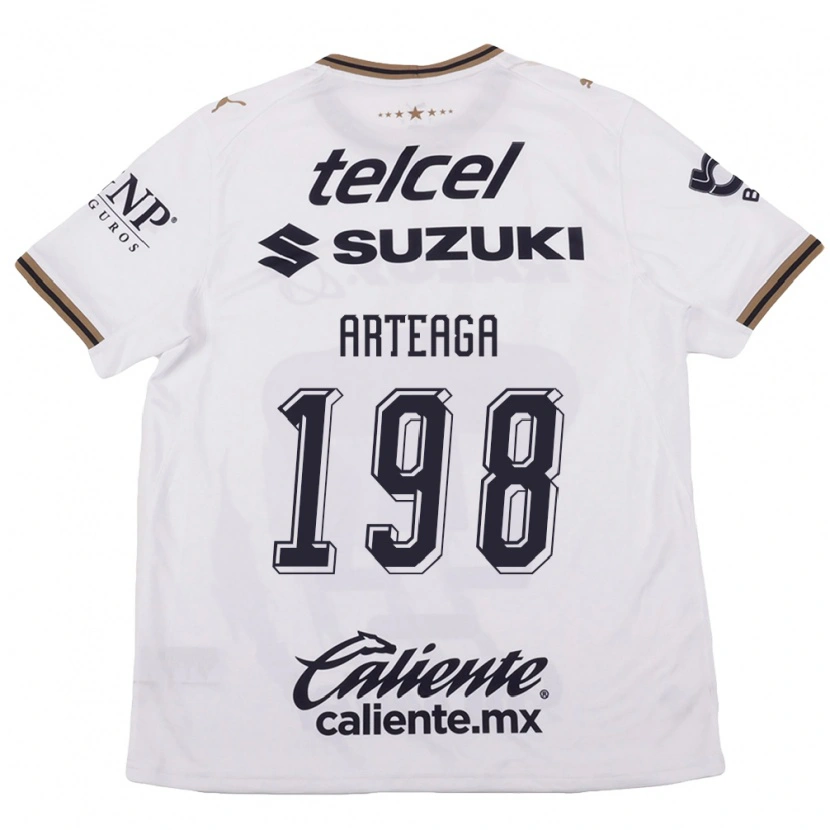 Danxen Heren Edwin Arteaga #198 Wit Zwart Bruin Uitshirt Uittenue 2026/27 T-Shirt België