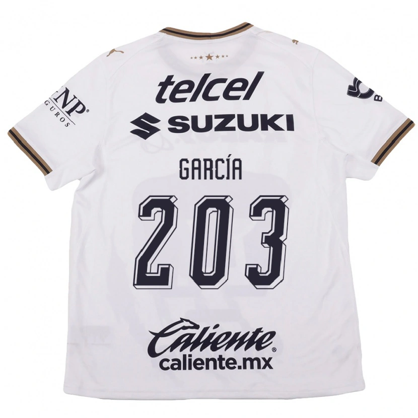 Danxen Heren Stanley García #203 Wit Zwart Bruin Uitshirt Uittenue 2026/27 T-Shirt België