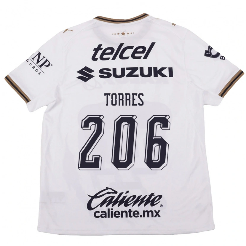 Danxen Heren Misael Torres #206 Wit Zwart Bruin Uitshirt Uittenue 2026/27 T-Shirt België