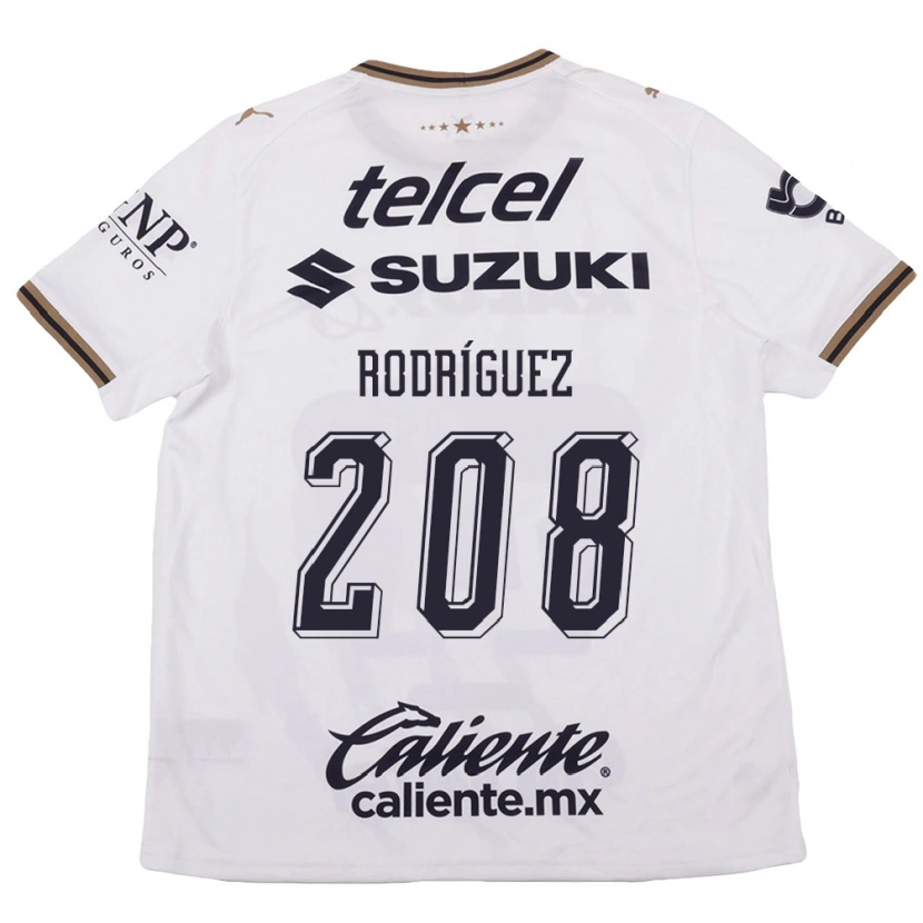 Danxen Heren Gael Rodríguez #208 Wit Zwart Bruin Uitshirt Uittenue 2026/27 T-Shirt België