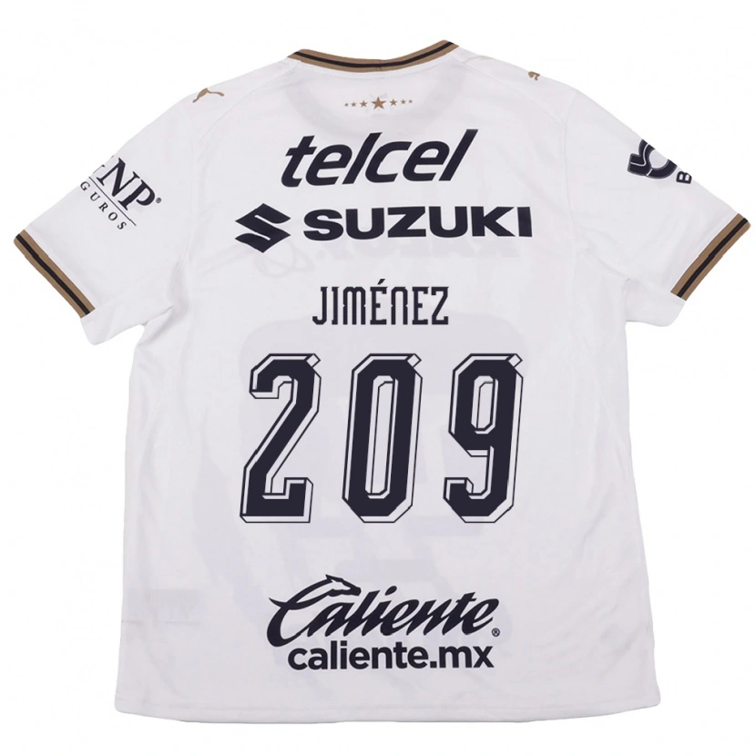 Danxen Heren Norberto Jiménez #209 Wit Zwart Bruin Uitshirt Uittenue 2026/27 T-Shirt België