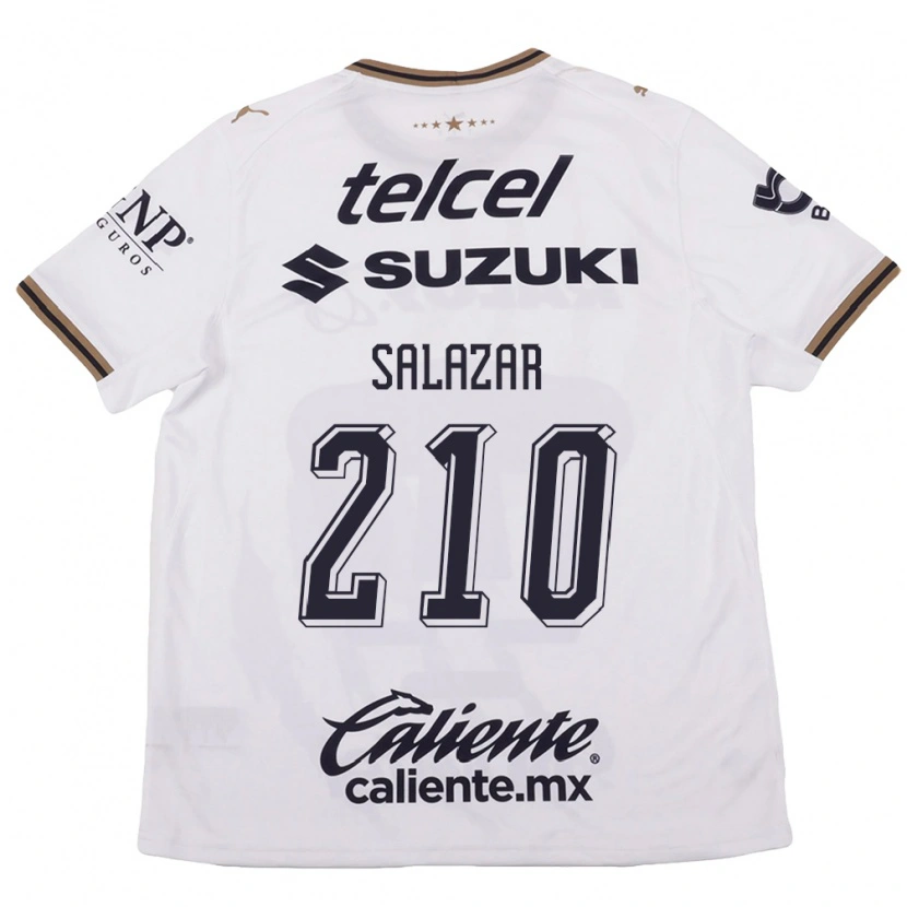 Danxen Heren Jared Salazar #210 Wit Zwart Bruin Uitshirt Uittenue 2026/27 T-Shirt België