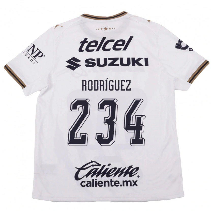 Danxen Heren Axel Rodríguez #234 Wit Zwart Bruin Uitshirt Uittenue 2026/27 T-Shirt België