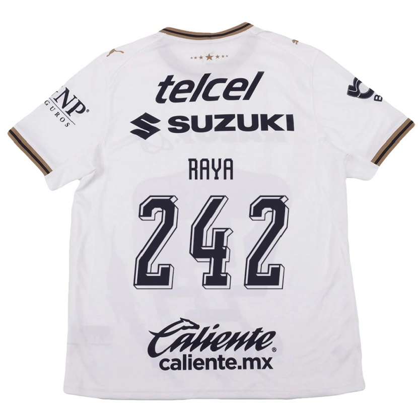 Danxen Heren Félix Raya #242 Wit Zwart Bruin Uitshirt Uittenue 2026/27 T-Shirt België