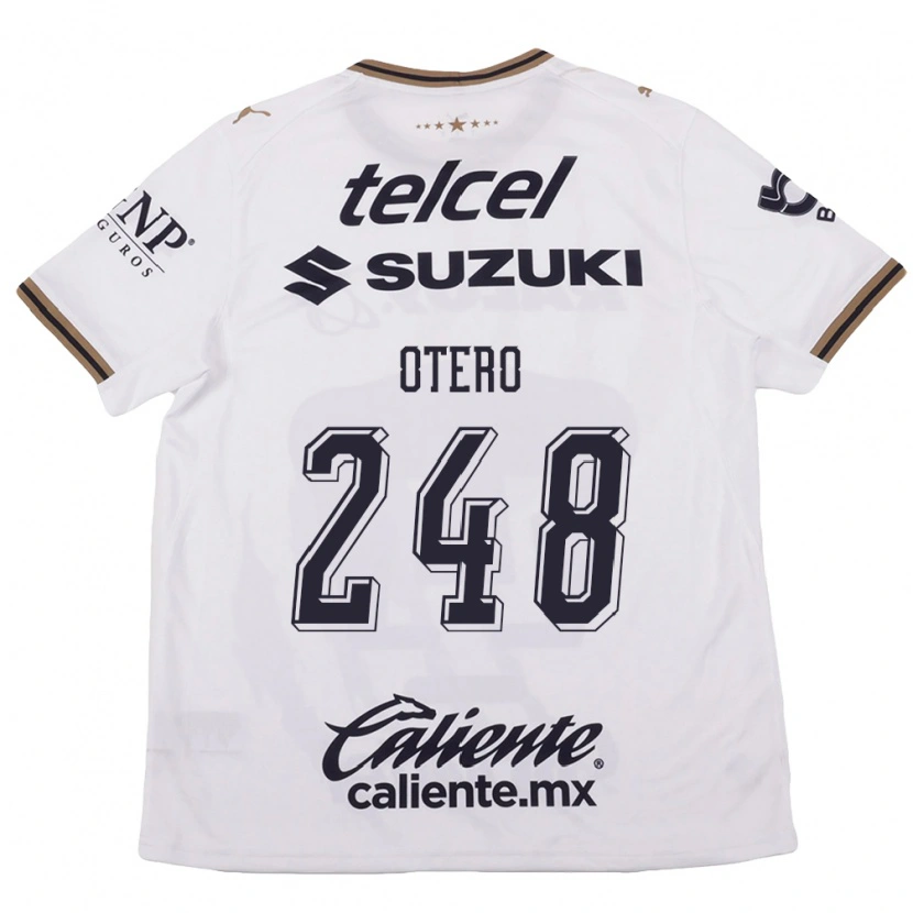 Danxen Heren Jonathan Otero #248 Wit Zwart Bruin Uitshirt Uittenue 2026/27 T-Shirt België