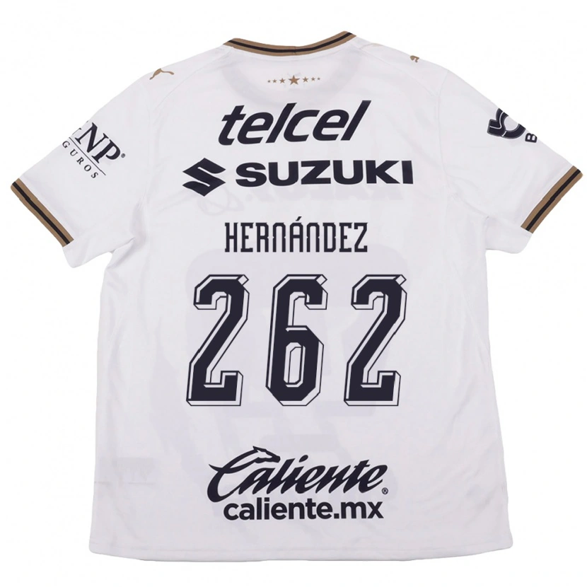Danxen Heren Roberto Hernández #262 Wit Zwart Bruin Uitshirt Uittenue 2026/27 T-Shirt België
