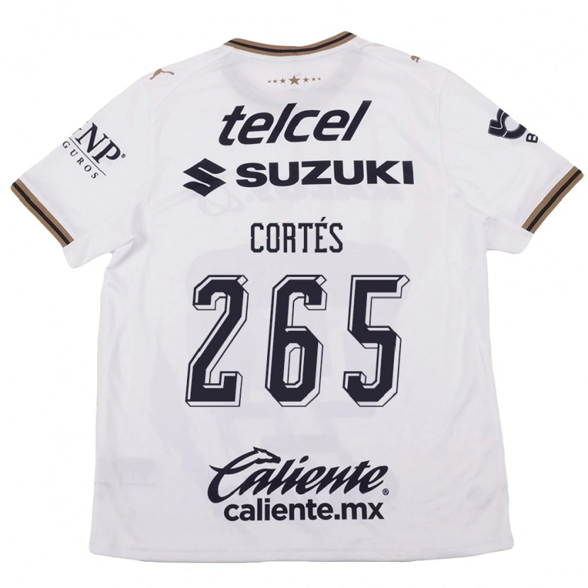 Danxen Heren Jhostyn Cortés #265 Wit Zwart Bruin Uitshirt Uittenue 2026/27 T-Shirt België