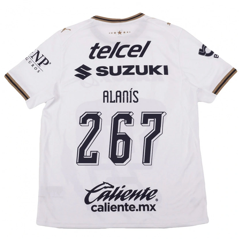 Danxen Heren Whittingham Alanís #267 Wit Zwart Bruin Uitshirt Uittenue 2026/27 T-Shirt België