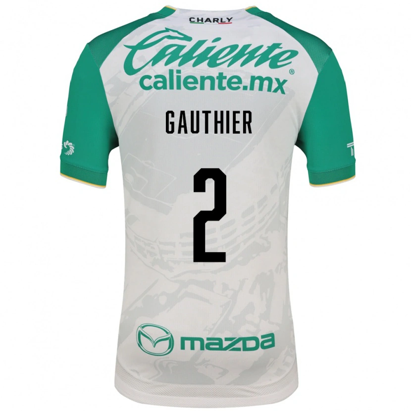 Danxen Heren Valentín Gauthier #2 Lichtgroen Wit Uitshirt Uittenue 2026/27 T-Shirt België