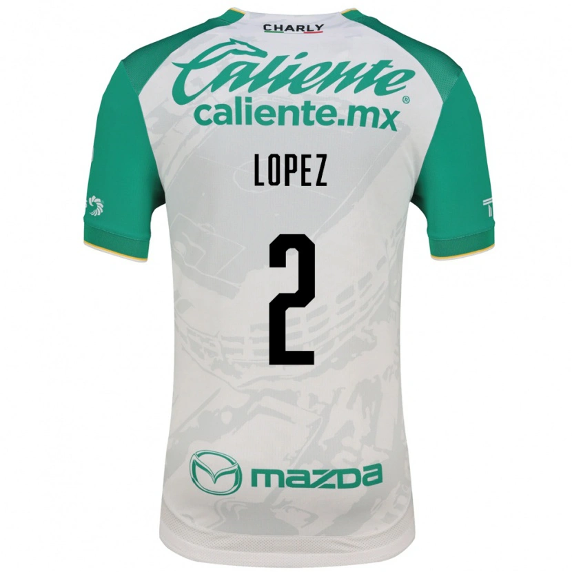 Danxen Heren Vanessa Lopez #2 Lichtgroen Wit Uitshirt Uittenue 2026/27 T-Shirt België