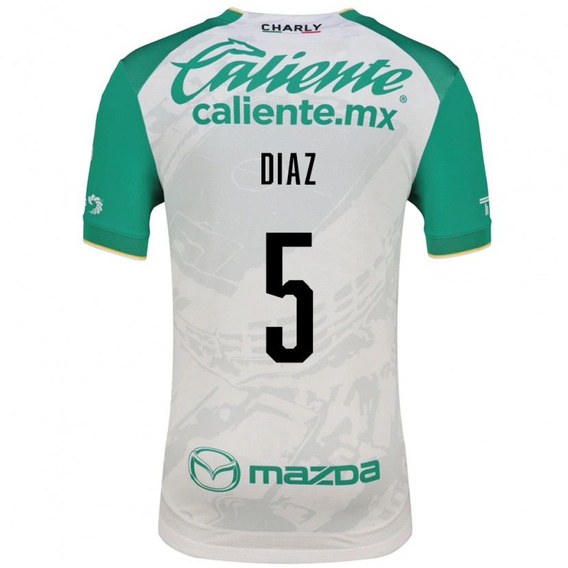 Danxen Heren Brenda Díaz #5 Lichtgroen Wit Uitshirt Uittenue 2026/27 T-Shirt België