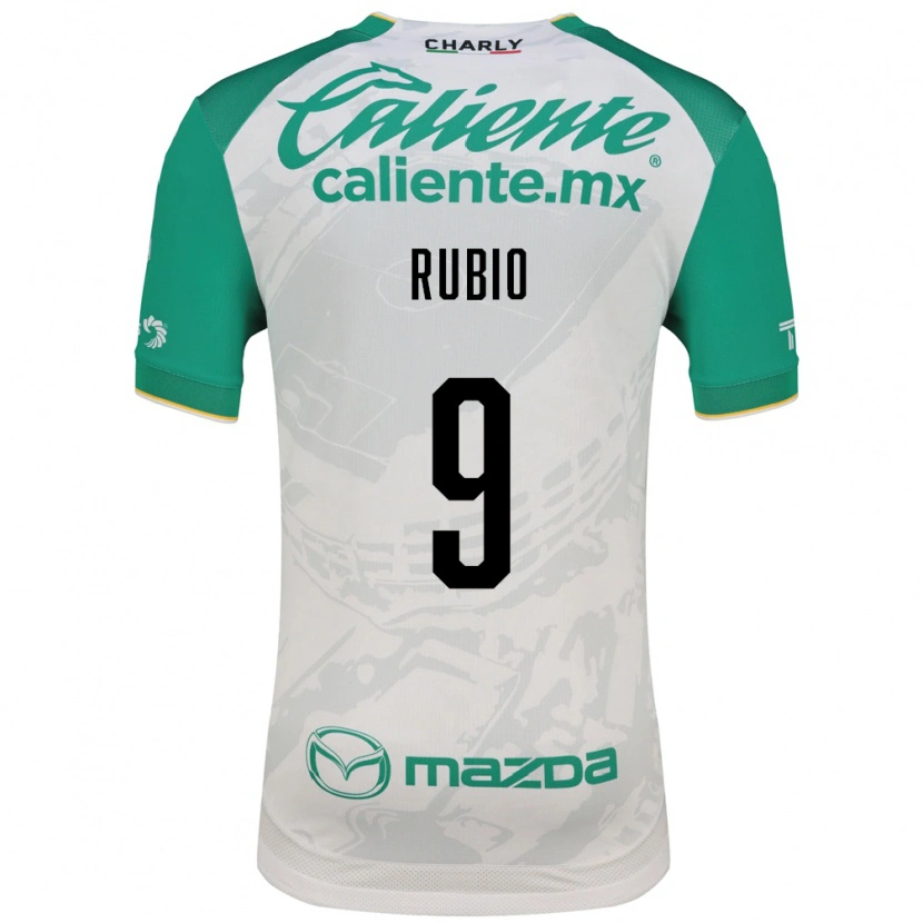 Danxen Heren Brian Rubio #9 Lichtgroen Wit Uitshirt Uittenue 2026/27 T-Shirt België