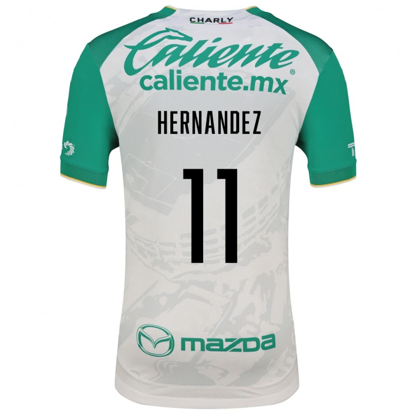 Danxen Heren Elías Hernández #11 Lichtgroen Wit Uitshirt Uittenue 2026/27 T-Shirt België
