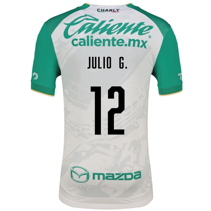 Danxen Heren Julio González #12 Lichtgroen Wit Uitshirt Uittenue 2026/27 T-Shirt België