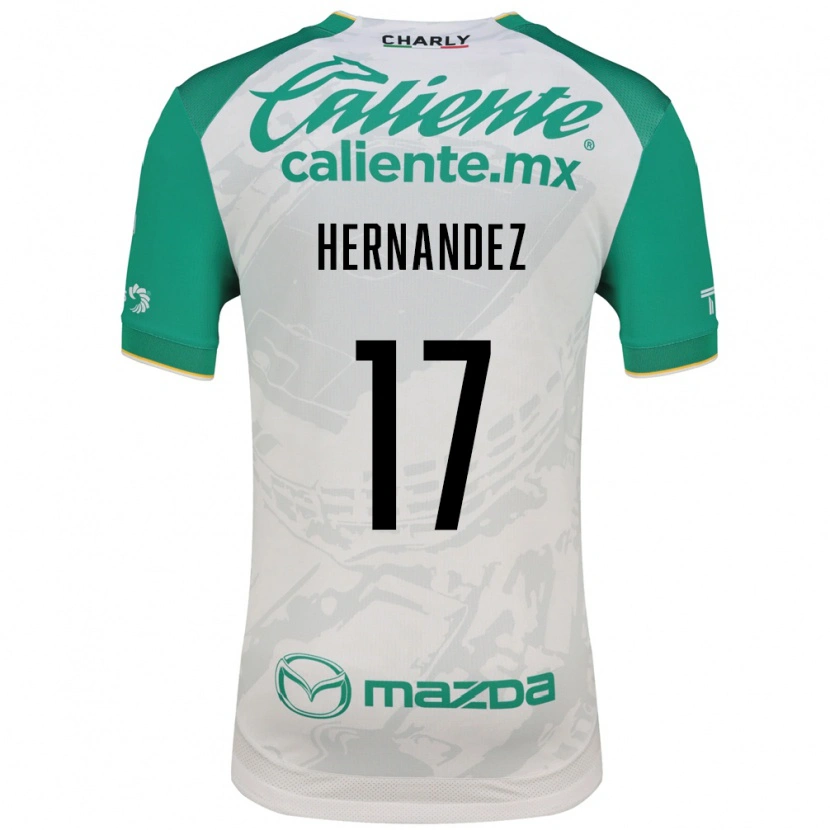 Danxen Heren Daniel Hernández #17 Lichtgroen Wit Uitshirt Uittenue 2026/27 T-Shirt België