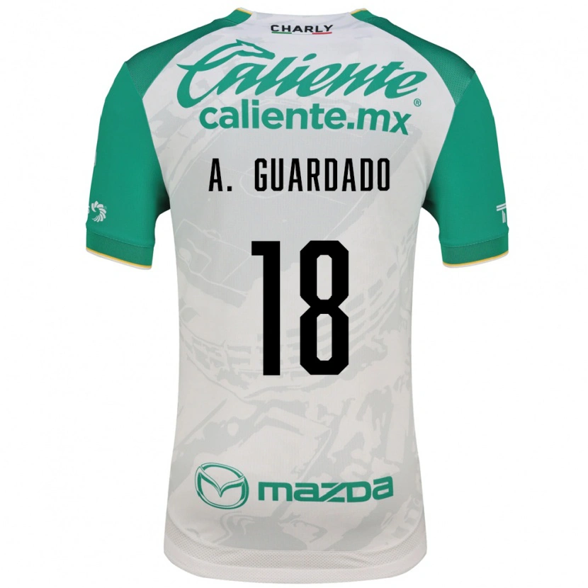 Danxen Heren Andres Guardado #18 Lichtgroen Wit Uitshirt Uittenue 2026/27 T-Shirt België