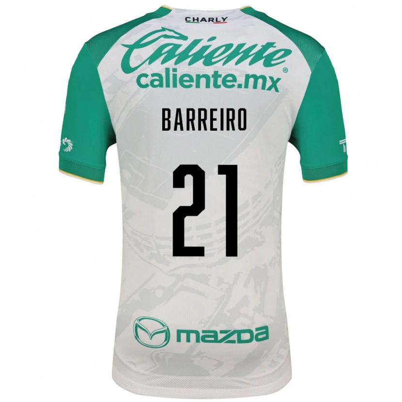 Danxen Heren Stiven Barreiro #21 Lichtgroen Wit Uitshirt Uittenue 2026/27 T-Shirt België