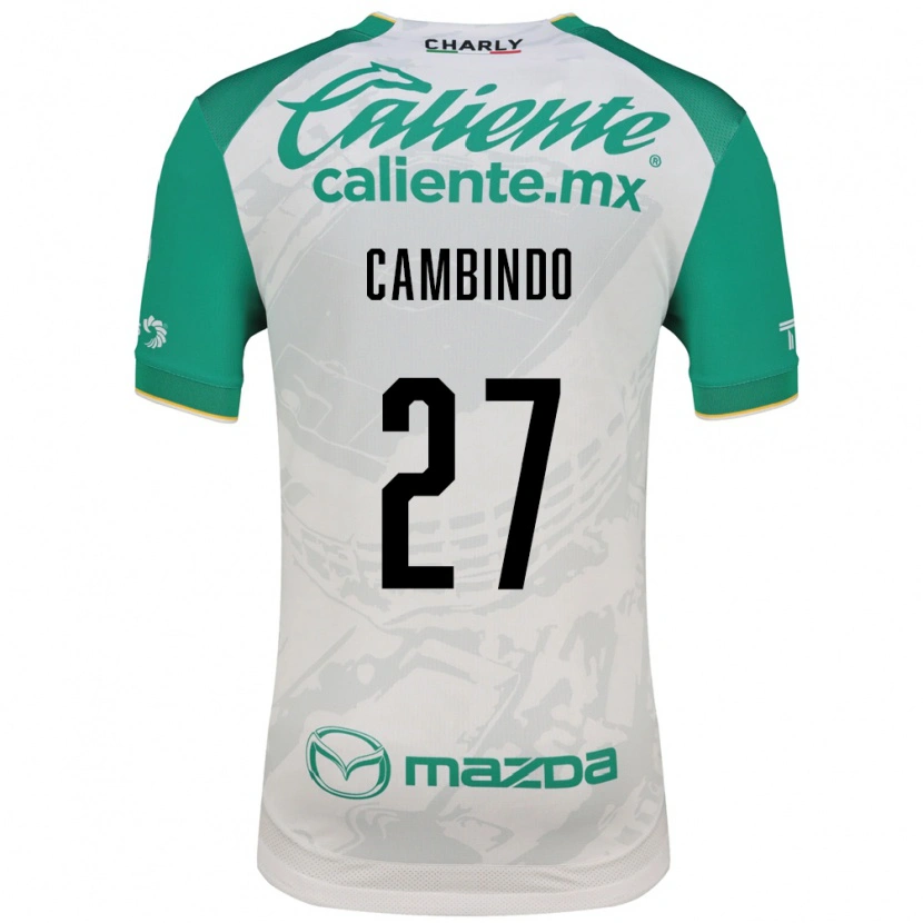 Danxen Heren Díber Cambindo #27 Lichtgroen Wit Uitshirt Uittenue 2026/27 T-Shirt België